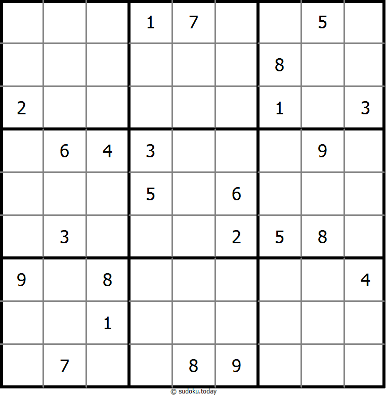 经典数独 #9625