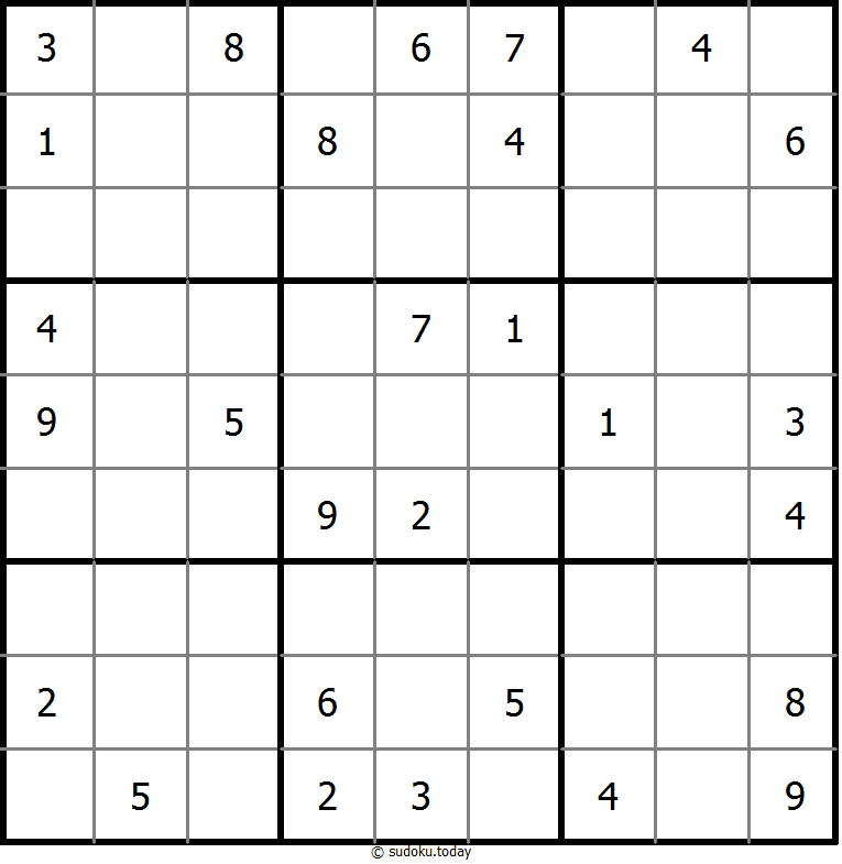 经典数独 #9670