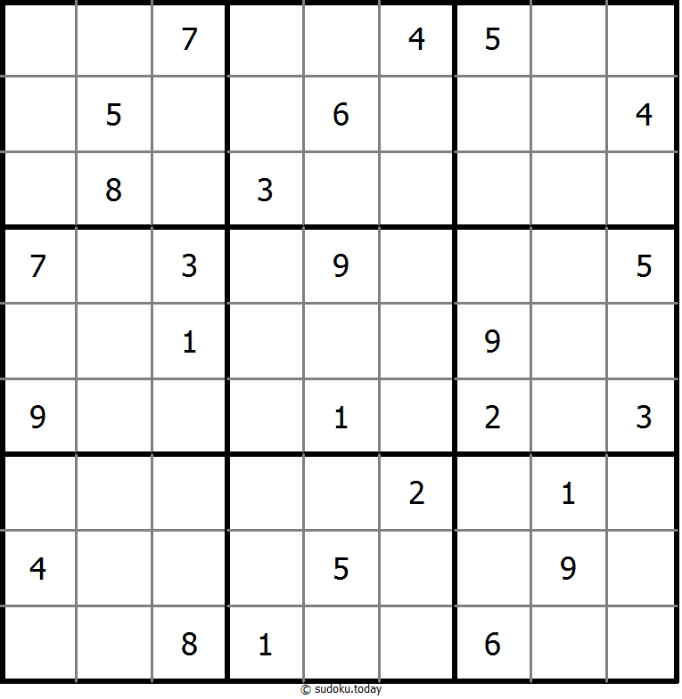 经典数独 #9678