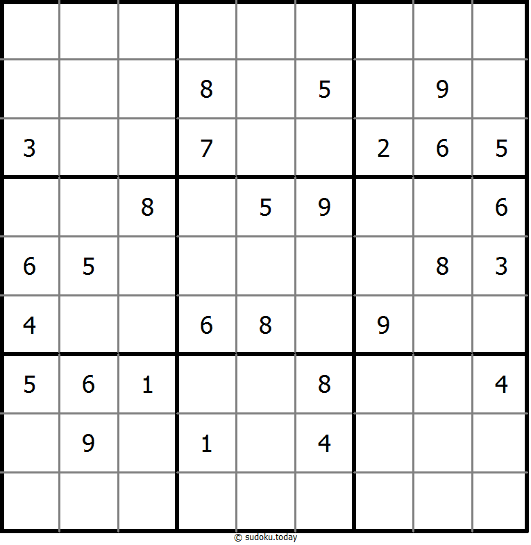 经典数独 #9687