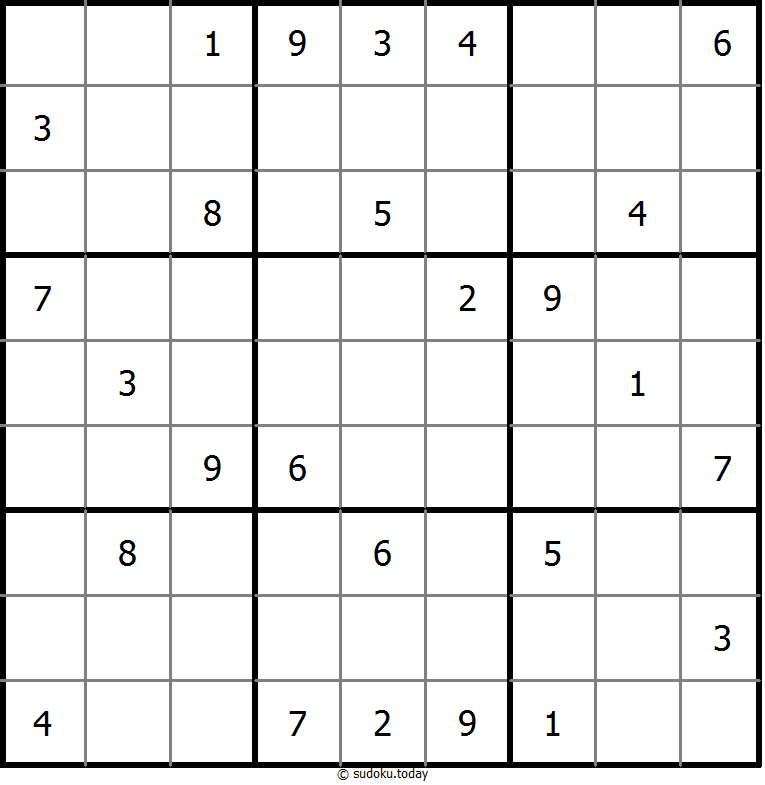 经典数独 #9691