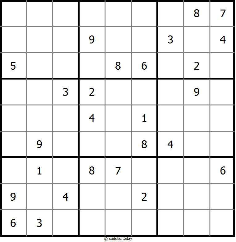经典数独 #9711