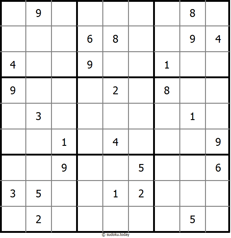 经典数独 #9721