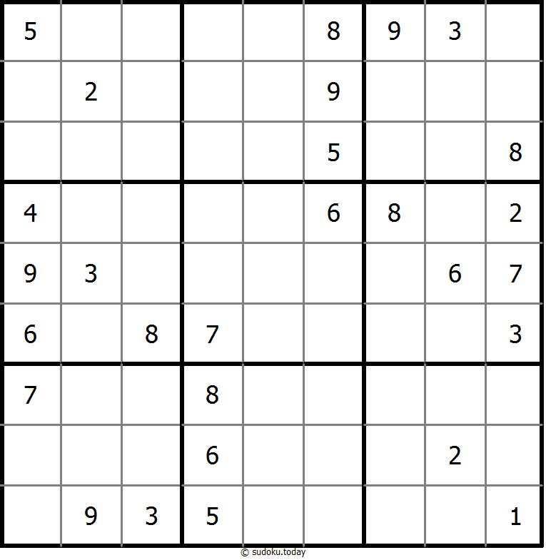经典数独 #9732