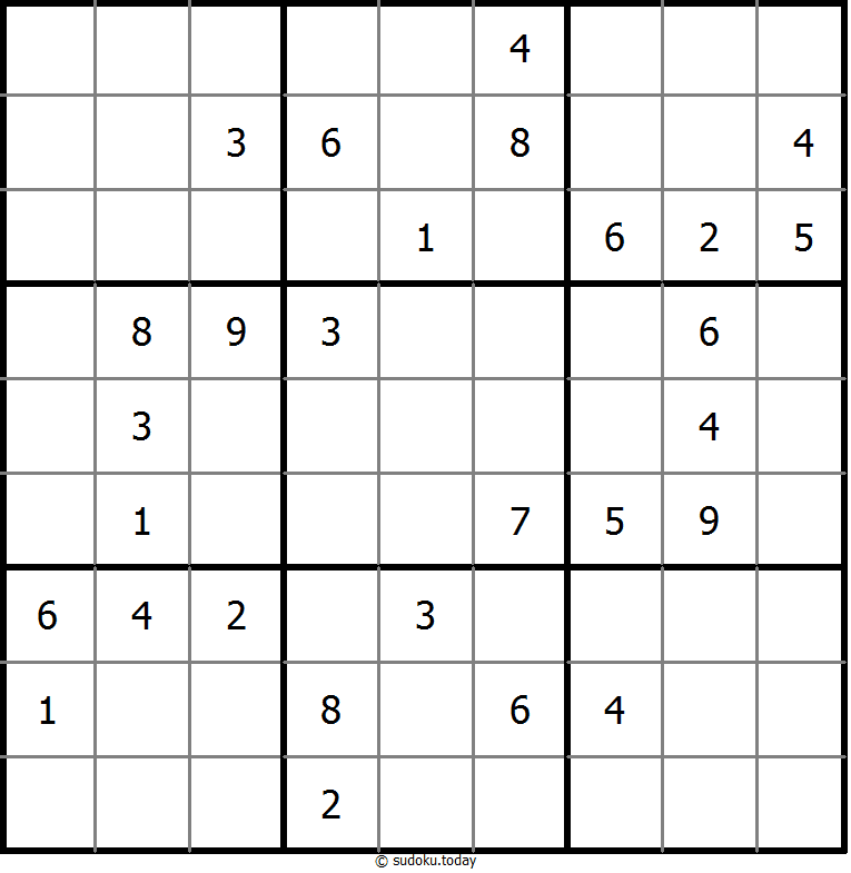 经典数独 #9744