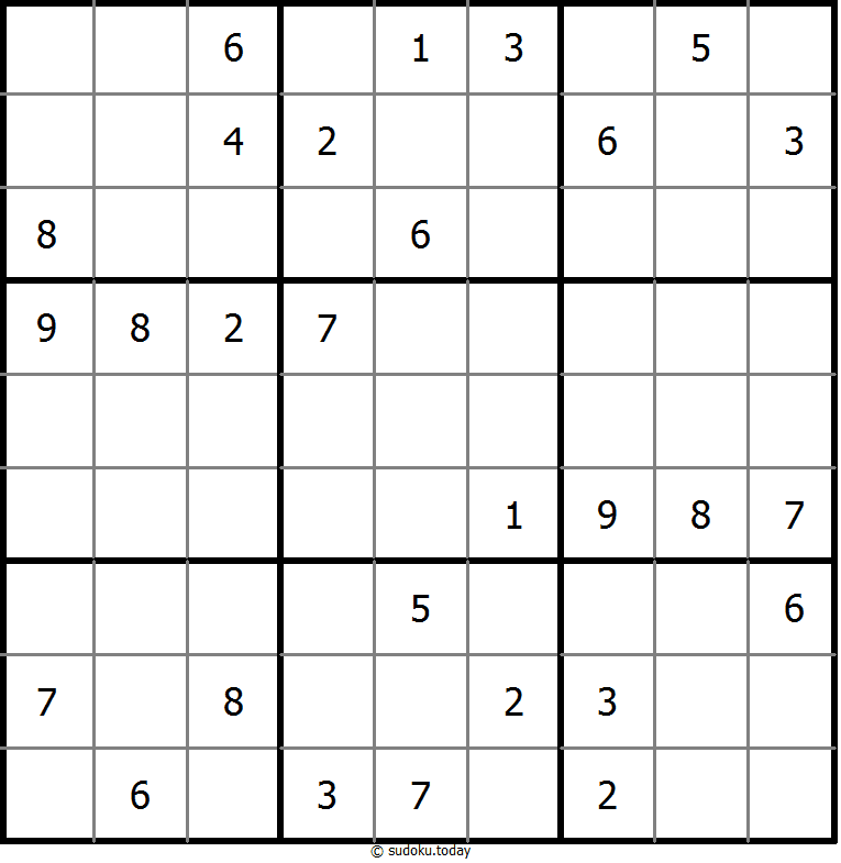 经典数独 #9755