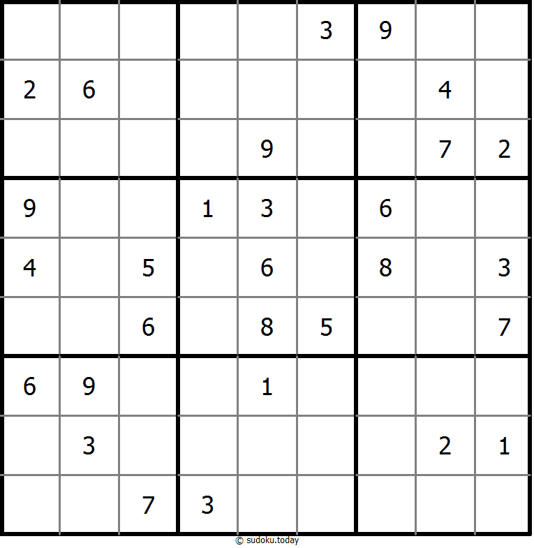 经典数独 #9757