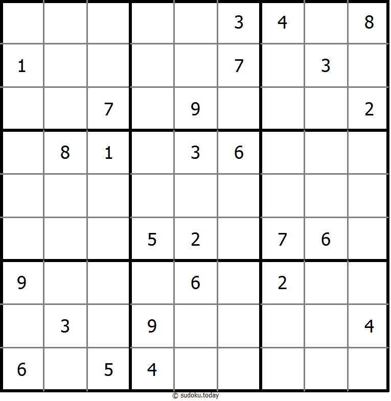 经典数独 #9780