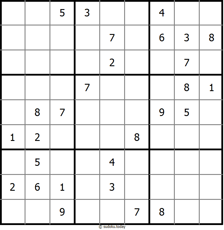 经典数独 #9782