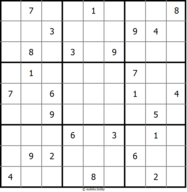 经典数独 #9789