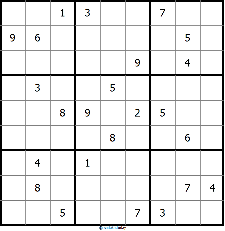经典数独 #9820