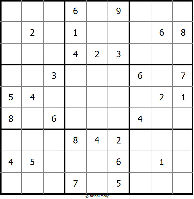 经典数独 #9823