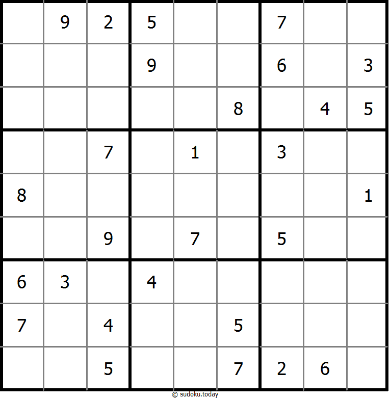 经典数独 #9874