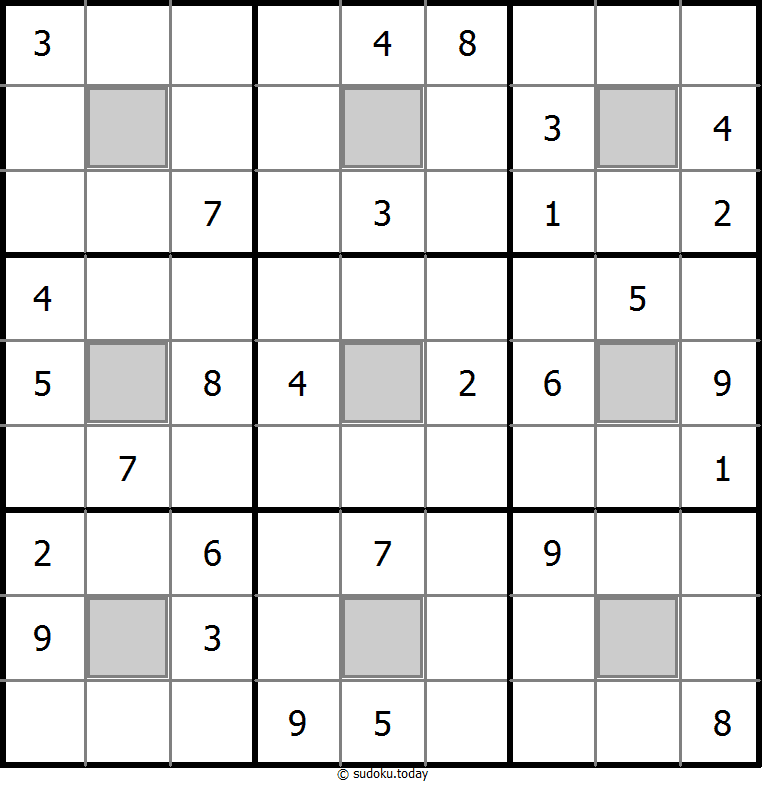 颜色数独 #24584