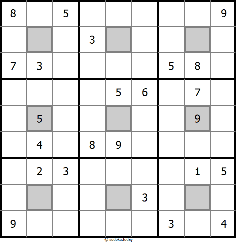 颜色数独 #24596