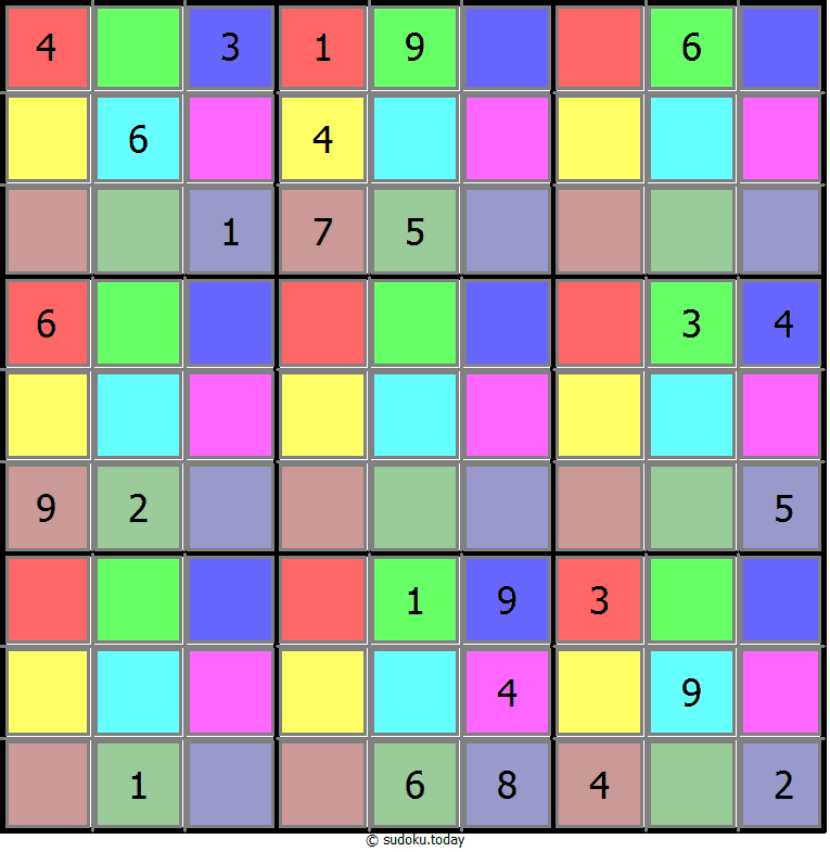 颜色数独 #19843