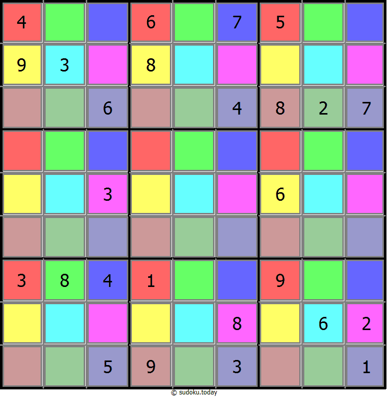 颜色数独 #19846