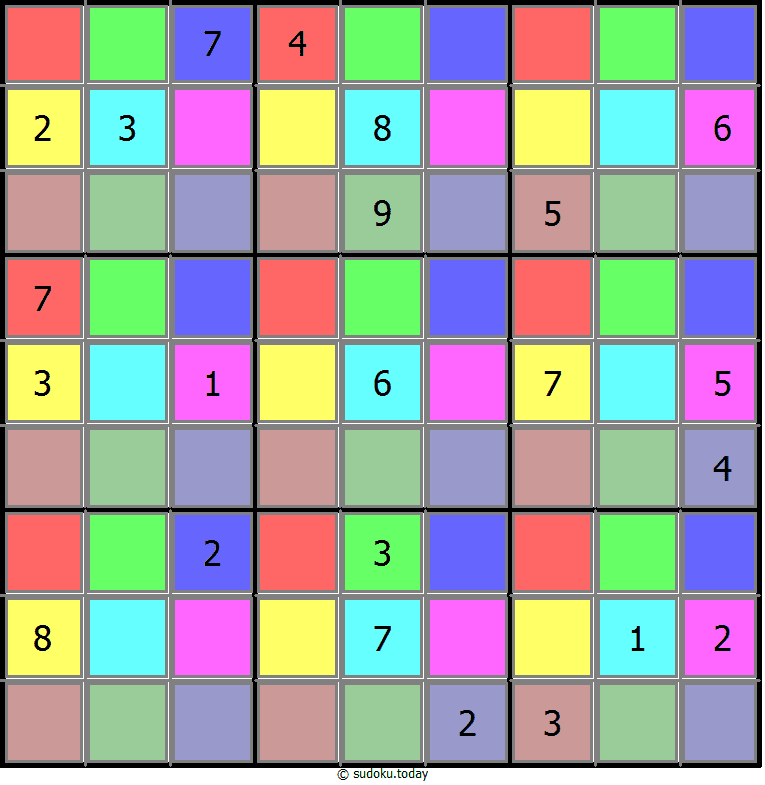 颜色数独 #21353