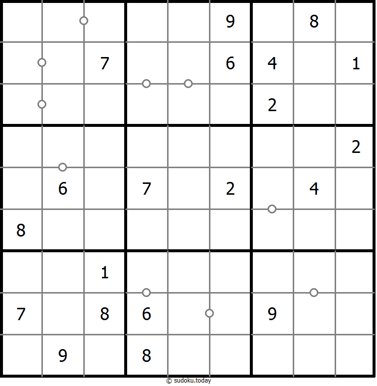 非全标连续数独 #17144