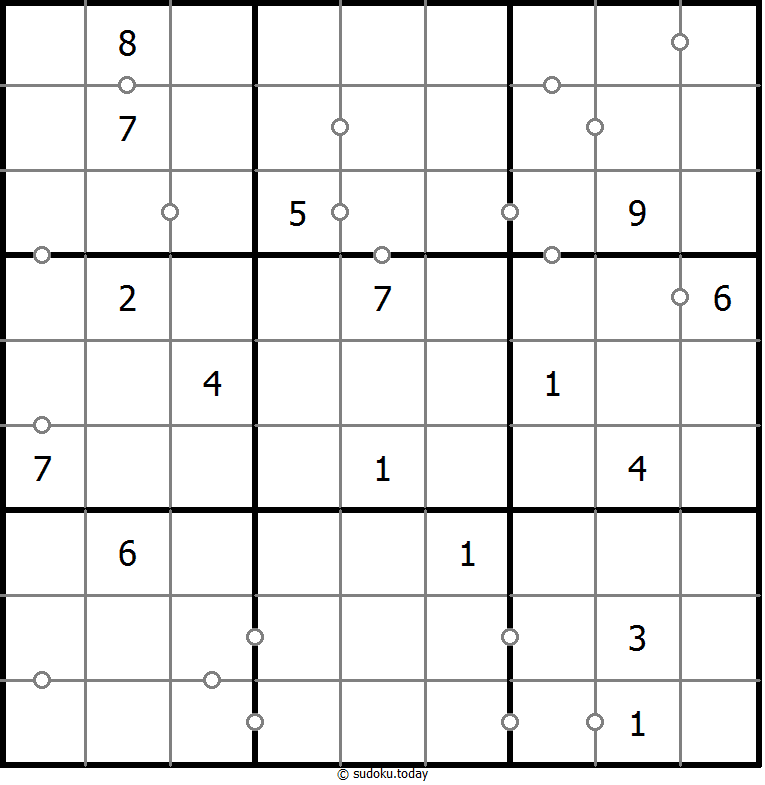 非全标连续数独 #17247