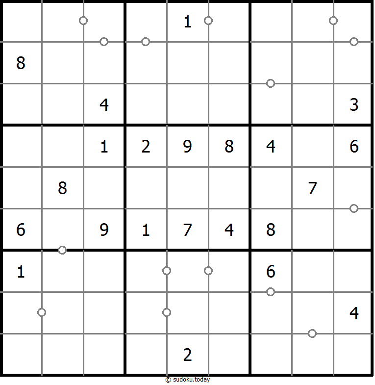 非全标连续数独 #17259
