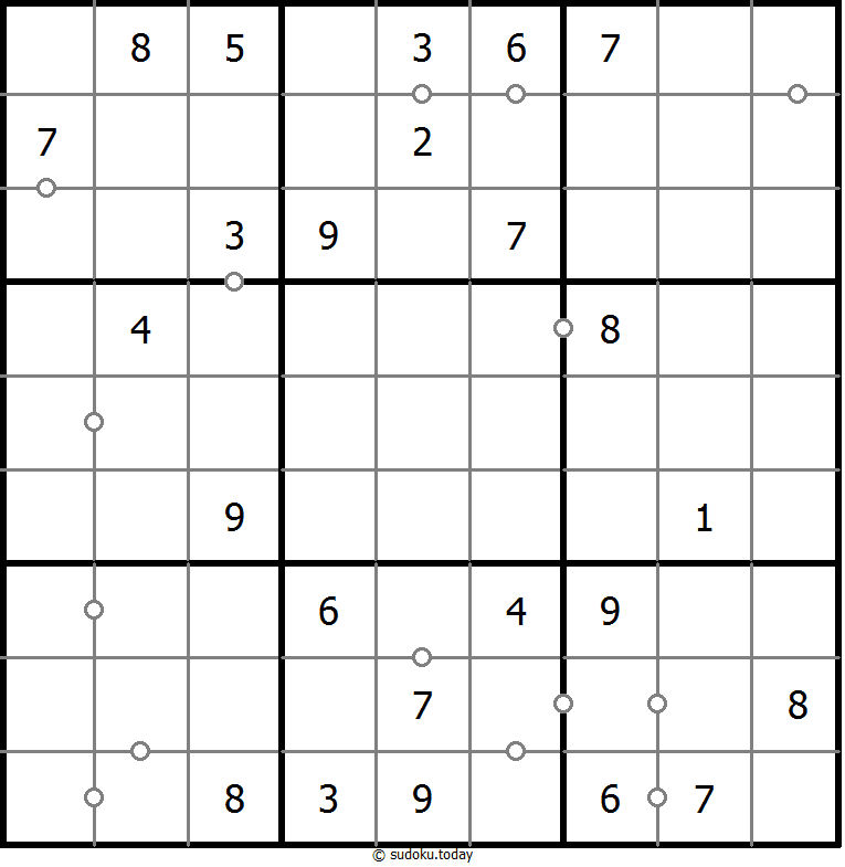 非全标连续数独 #17386