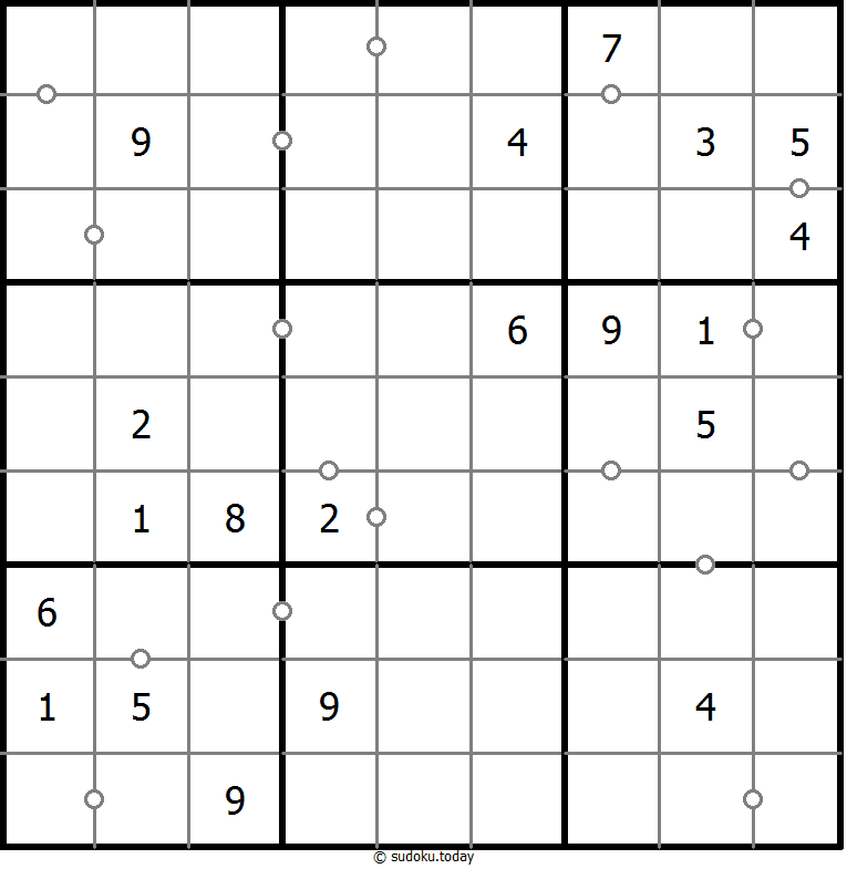非全标连续数独 #17496