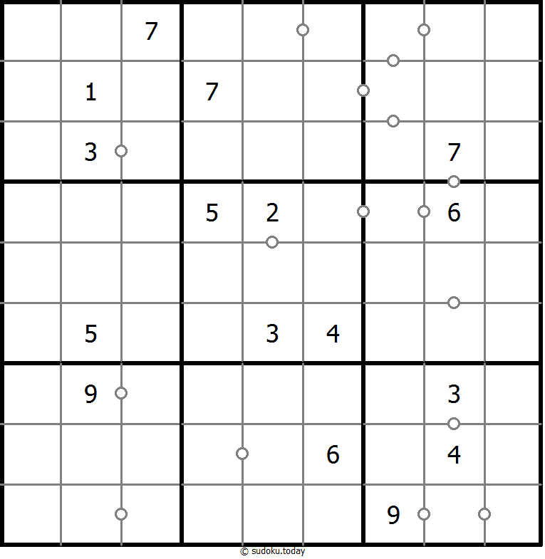 非全标连续数独 #17569