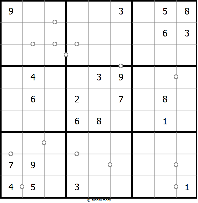 非全标连续数独 #17570
