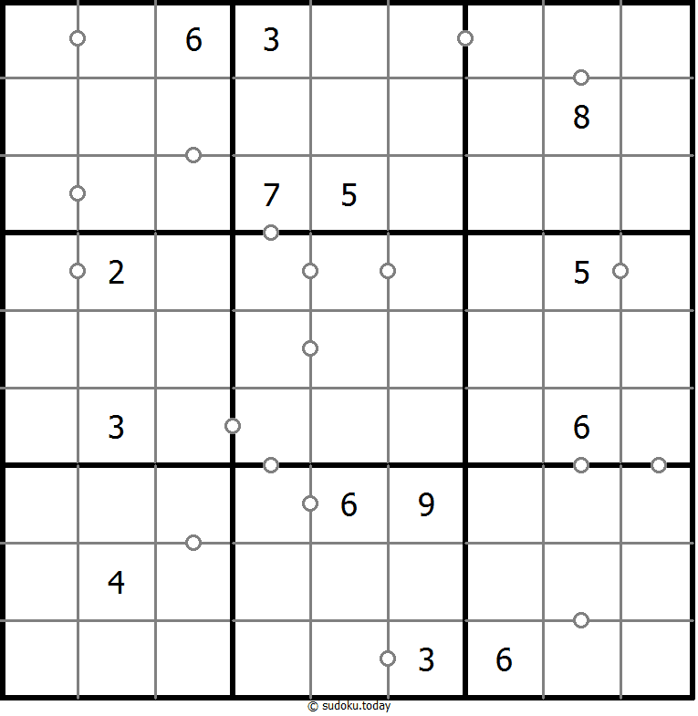 非全标连续数独 #17641