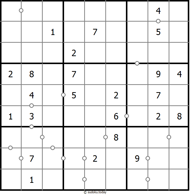 非全标连续数独 #17670