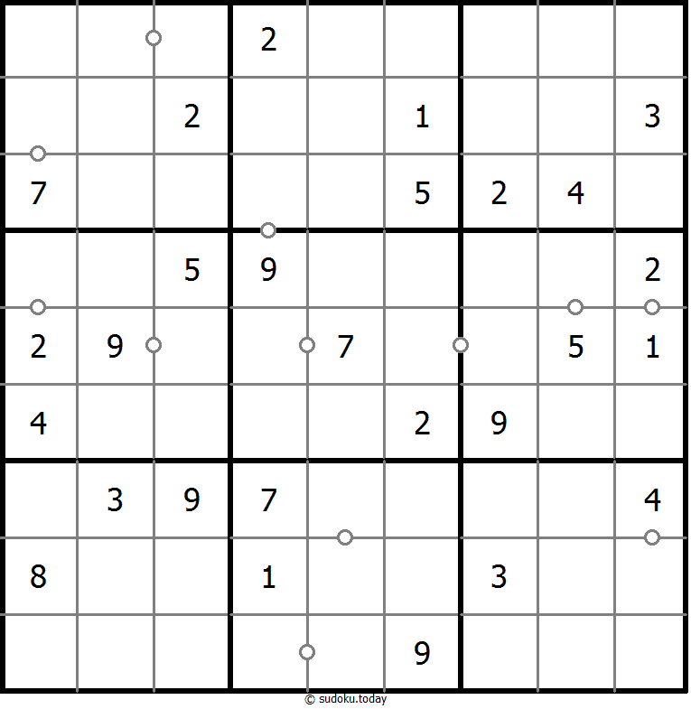 非全标连续数独 #17689