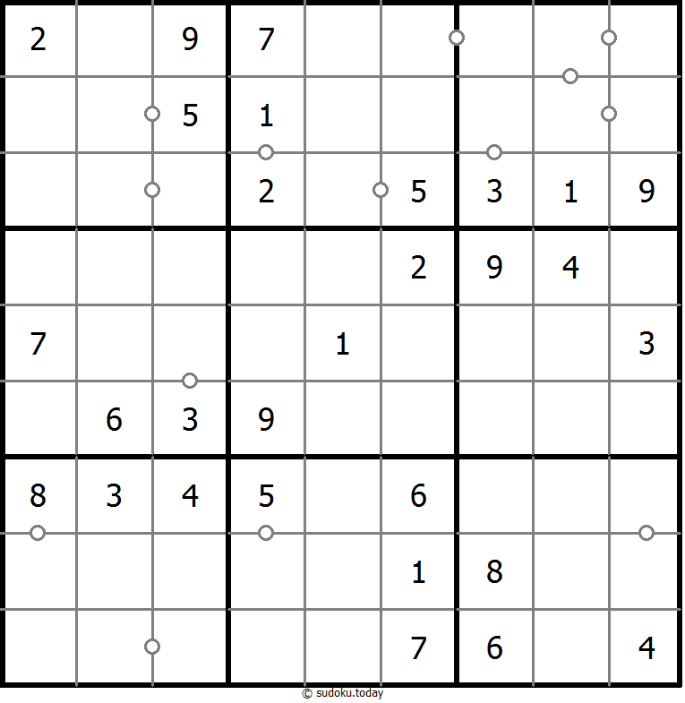 非全标连续数独 #17711