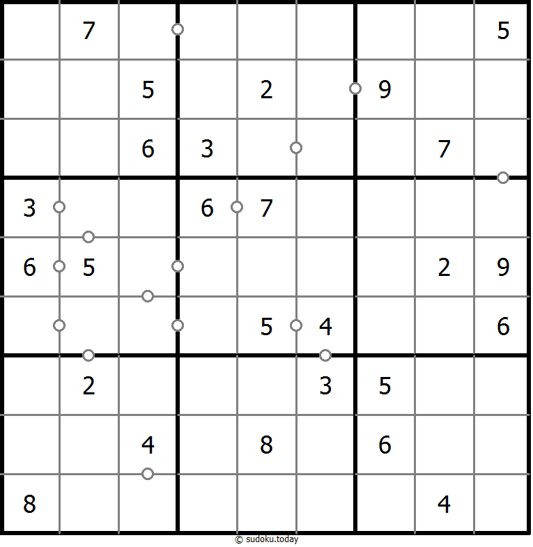 非全标连续数独 #17719
