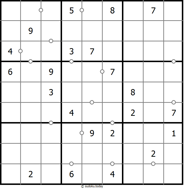 非全标连续数独 #17725