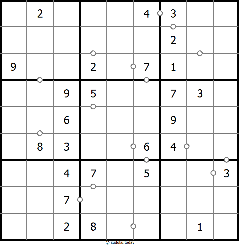 非全标连续数独 #17736