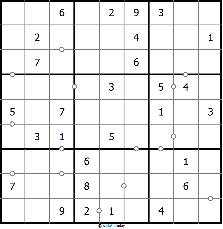 非全标连续数独 #17746