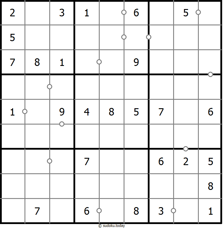 非全标连续数独 #17791