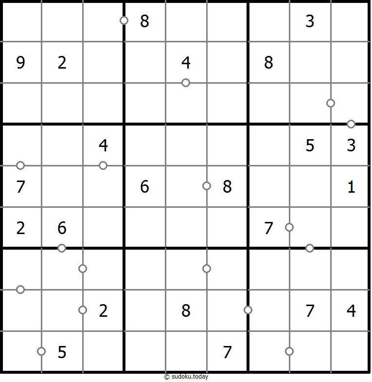 非全标连续数独 #17798