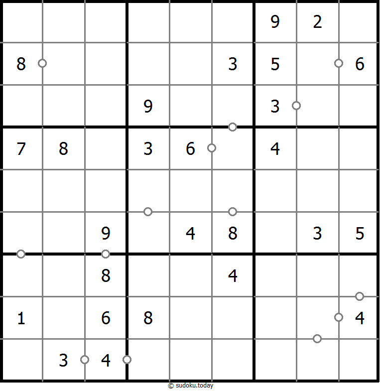 非全标连续数独 #17807