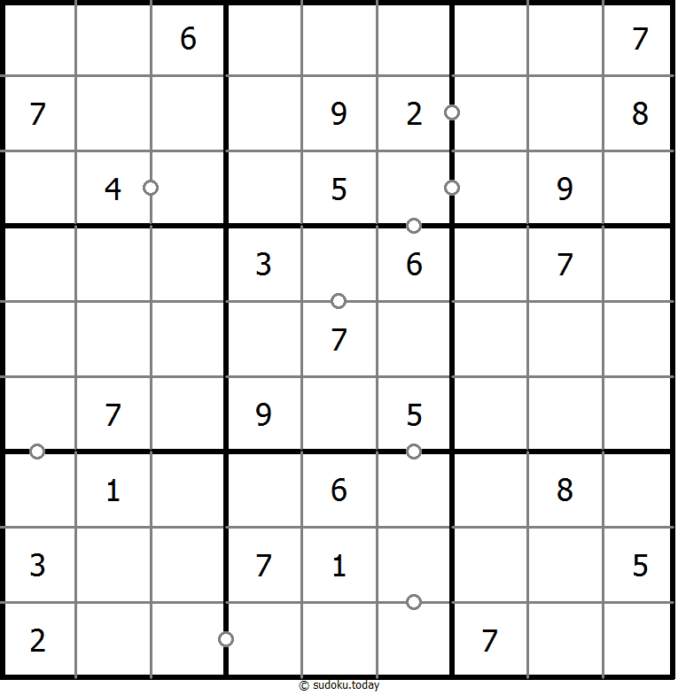 非全标连续数独 #24534