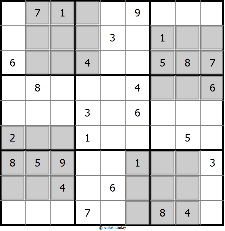 额外区域数独 #24338