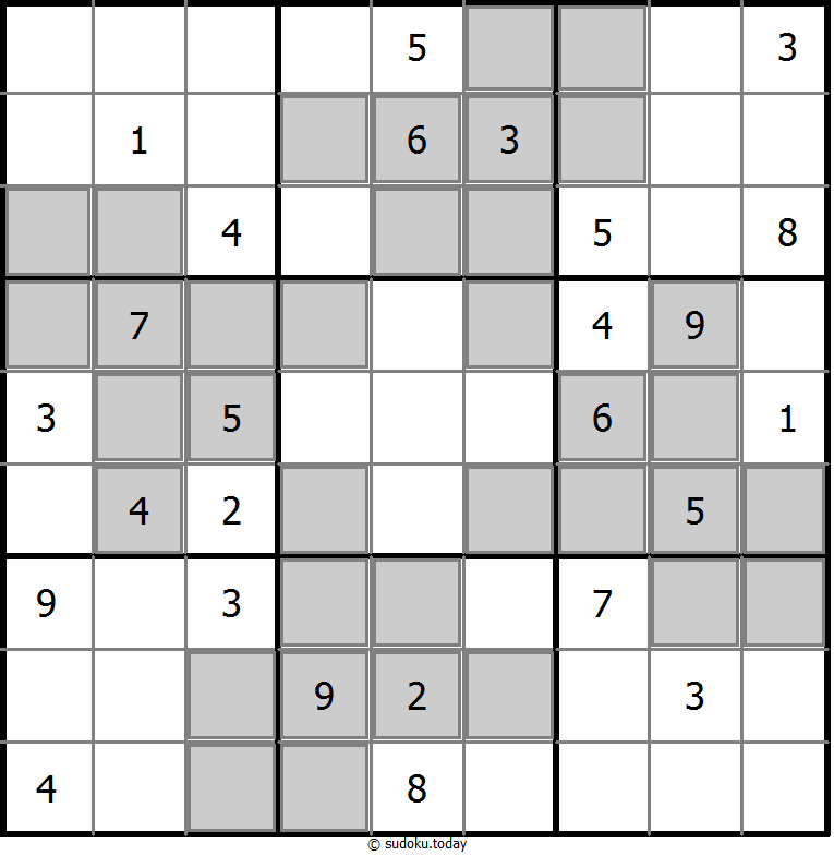 额外区域数独 #23495