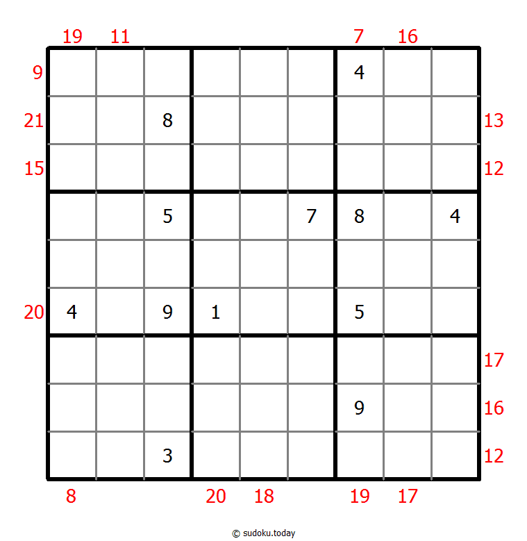 边框和数独 #21953
