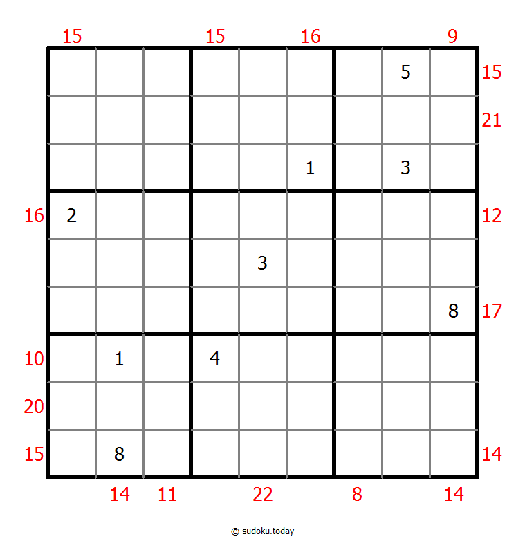 Sum Frame Sudoku 2025年12月02日