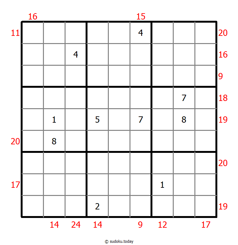 边框和数独 #22193