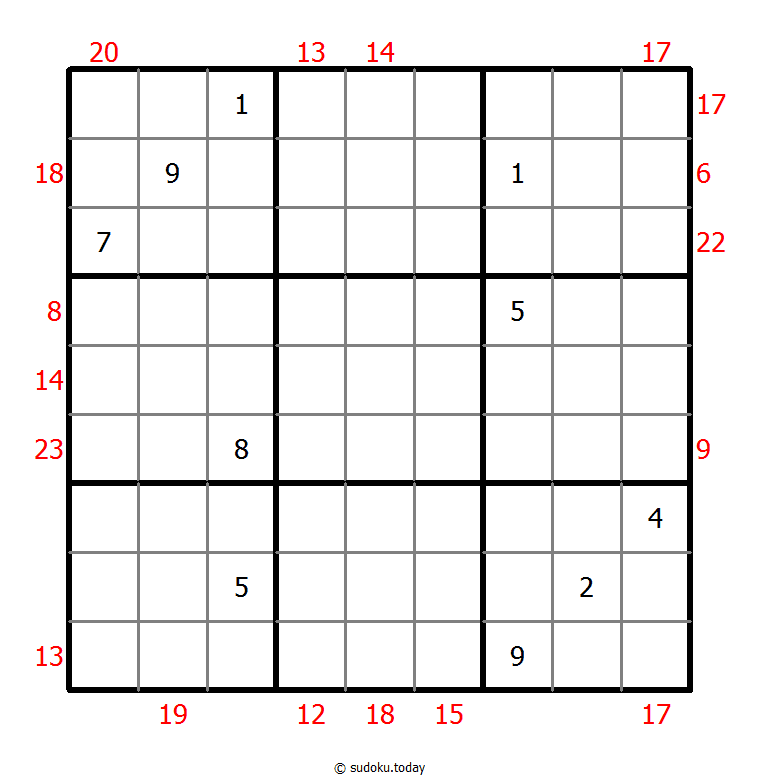 边框和数独 #22220