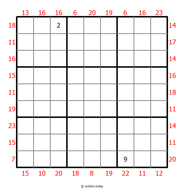 边框和数独 #21658