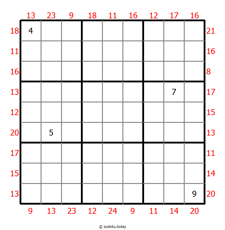边框和数独 #21991