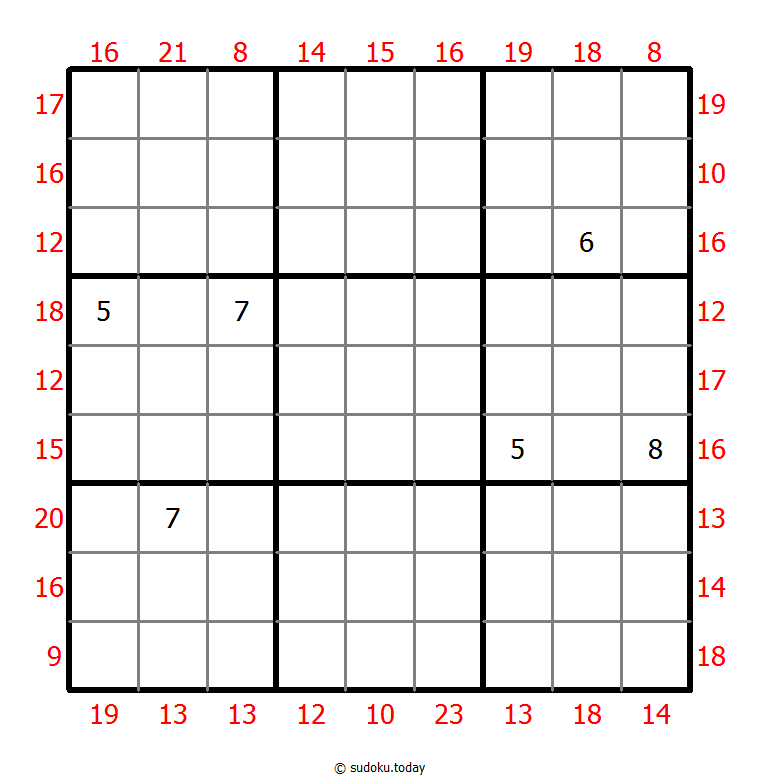 边框和数独 #22004